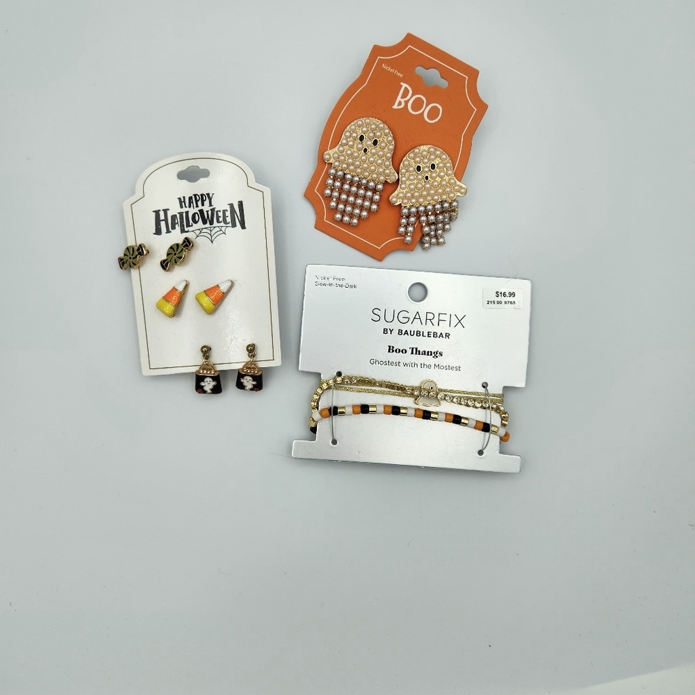 Halloween‎ Earrings & SUGARFIX Baublebar Bracelet Bundle